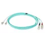 EFB Elektronik IPL-DR-LCUSCU-3-0150 duplex OM3 kuitu-patchkaapeli LC-SC 1,5 m aqua