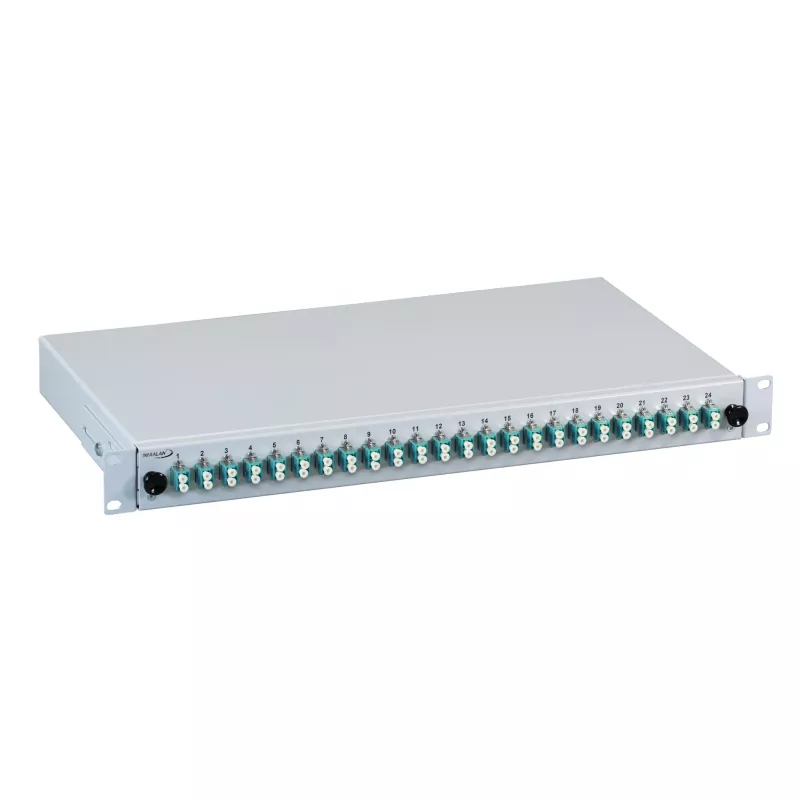 EFB Electronics jatkettava jatkosrasia LC 12 pigtailia offset 6 kytkentää OM3
