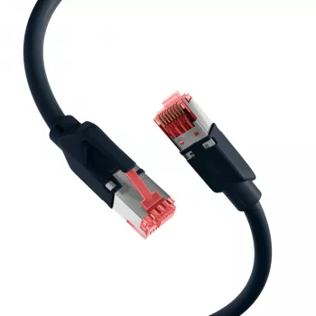 EFB-Elektronik RJ45-patchkaapeli Cat.6A S/FTP LSZH Draka UC900 TM21 musta 40 m