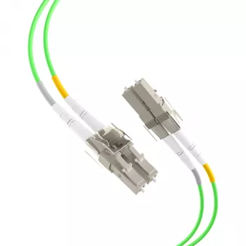 EFB duplex-patchkaapeli LC-LC OM5 1,5 m LSZH 2 mm limetinvihreä