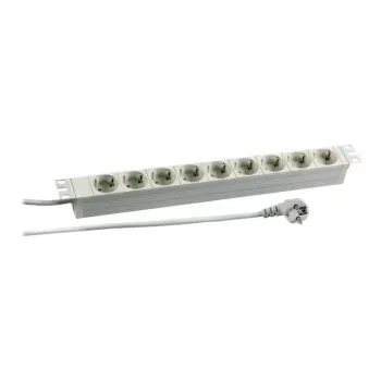 EFB Elektronik Koop PROFIversal-jakorasia (telineeseen asennettava) - AC 250 V - Tulo: CEE 7/7 - Lähtö: 9 x CEE 7/3