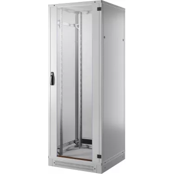 EFB Elektronik PRO 42HE verkkokaappisarja 800x800 mm RAL7035, sis. 2-tuuletinyksikön, virtajohdon ja jalustan