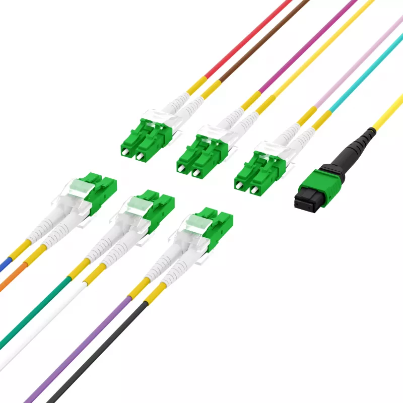 EFB Elektronik MTPF12LCAPC-1 - 1 m - OS2 - MTP - 12x LC kuitupurku­kaapeli