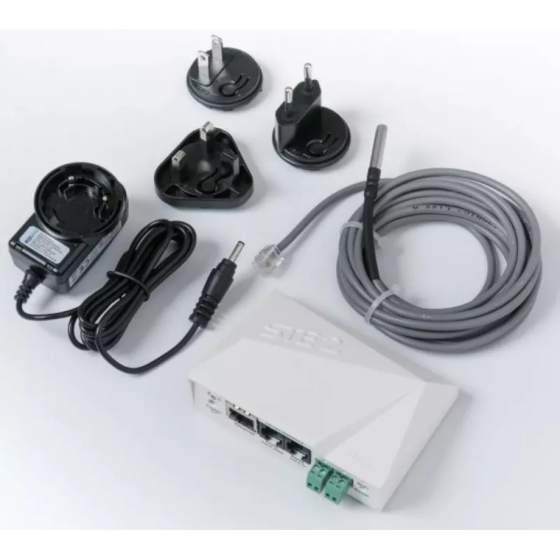 EFB Elektronik IP-lämpömittari sähköpostilla, LAN, WiFi, PoE, SNMP