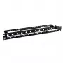 EFB Electronics jakopaneeli 19 tuuman 1U 24-porttinen offset ANEXT optimoitu musta