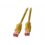 EFB Elektronik RJ45-patchkaapeli Cat.6A S/FTP LSZH Draka UC900 TM21 keltainen 0,25m