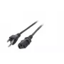 EFB EK490.1,8V2 virtajohto, Japani tyyppi B – IEC C13, 1,8 m, musta