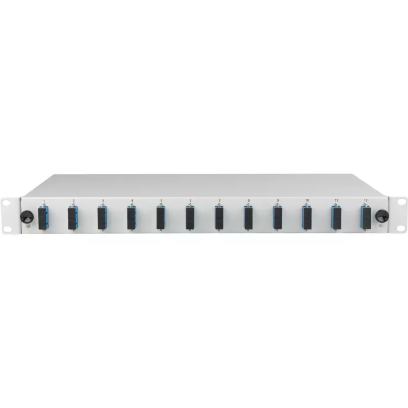 EFB hitsausbox SC OS2 ulosvedettävä 24 pigtail-kaapelia 12 liitintä 1U rack