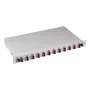 EFB Elektronik hitsausbox SC 50/125 µm OM4 ulosvedettävä, 24 pigtail-kaapelia offset / 12 liitintä