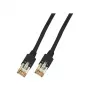 EFB Electronics RJ45-patchkaapeli Cat.5e F/UTP LSZH Draka UC300 TM11 musta 0,15m