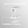EFB Electronics Keystone-liitäntärasia, 1 portti, pinta-asennus, puhtaanvalkoinen, tyhjä kotelo