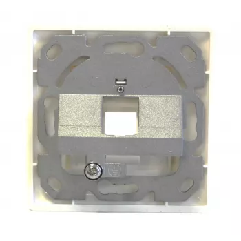 EFB Elektronik 1-porttinen kehyssarja Keystone-moduuleille, DIN 49075, puhtaanvalkoinen (RAL 9010)
