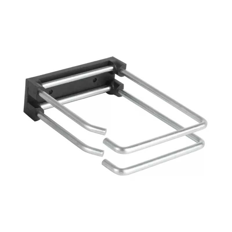 EFB 19 inch 2U kaapelinhallintapaneeli, 5 x kaksoismetallipidike 110 mm, etupaneeli RAL9005 (699983TS.2)