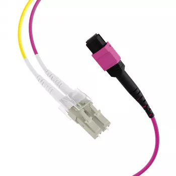 EFB ELEKTRONIK MPO-PLUS(F)-LC trunk-kaapeli OM4 8 kuitua tyyppi B LSZH erikavioletti 5 m