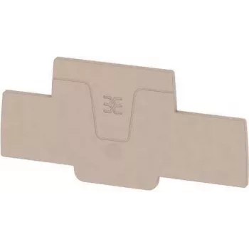Weidmüller AEP 2T 2.5 päätylevy, beige, A2T 2.5 riviliittimille, 20 kpl