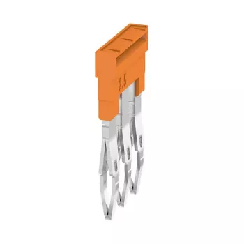 Weidmüller ZQV 2.5N 3 poikittaisliitin, A-sarja, 2,5 mm², 3-napainen, oranssi