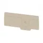 Weidmüller AEP 3C 10/16 päätylevy A-sarjaan, tummanbeige