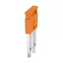 Weidmüller ZQV 10N/2 poikittaisliitin, 2-napainen, oranssi, 1000V, 57A