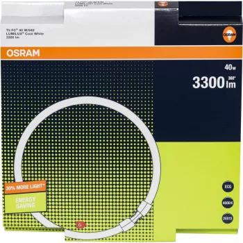 OSRAM LUMILUX T5 FC 40W 840 kylmä valkoinen 2GX13 pyöreä loisteputki
