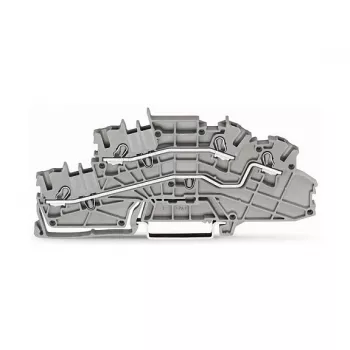 WAGO 2003-6642 läpivientiliitin, TOPJOB® S, 2-johdin, 4 mm², harmaa, 800 V, 24 A