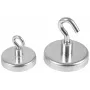 Eichner magneettikoukku hopea, metalli Ø 3,6 x 1,7 cm, 5 kpl