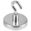 Eichner magneettikoukku hopea, metalli Ø 3,6 x 1,7 cm, 5 kpl