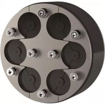 Hauff-Technik HRD 125-SG-6/6-31 kaapeliläpivientijärjestelmä 6 kaapelille