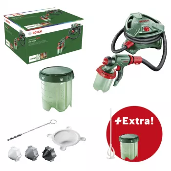 Bosch PFS 5000 E ruiskumaalauspistooli 1200 W syöttöteho 500 ml/min + sekoitustanko (0.603.207.202)