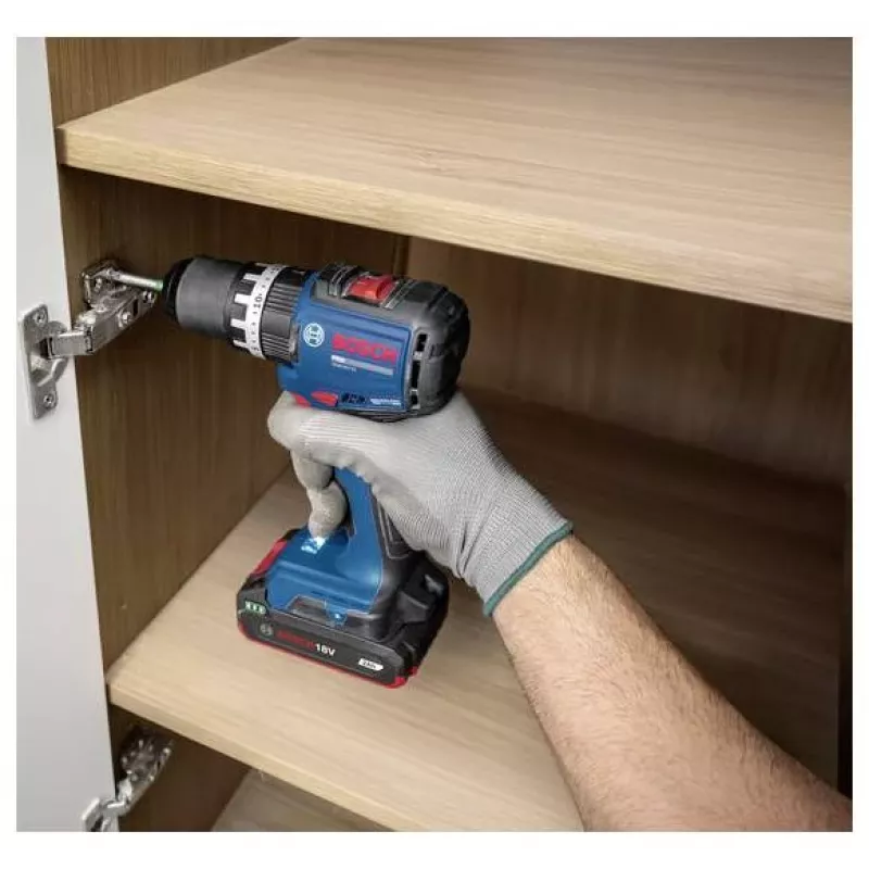 BOSCH Professional GSB 18V-52 akkuiskuporakone -sarja 2 akulla 2,0 Ah, L-Case