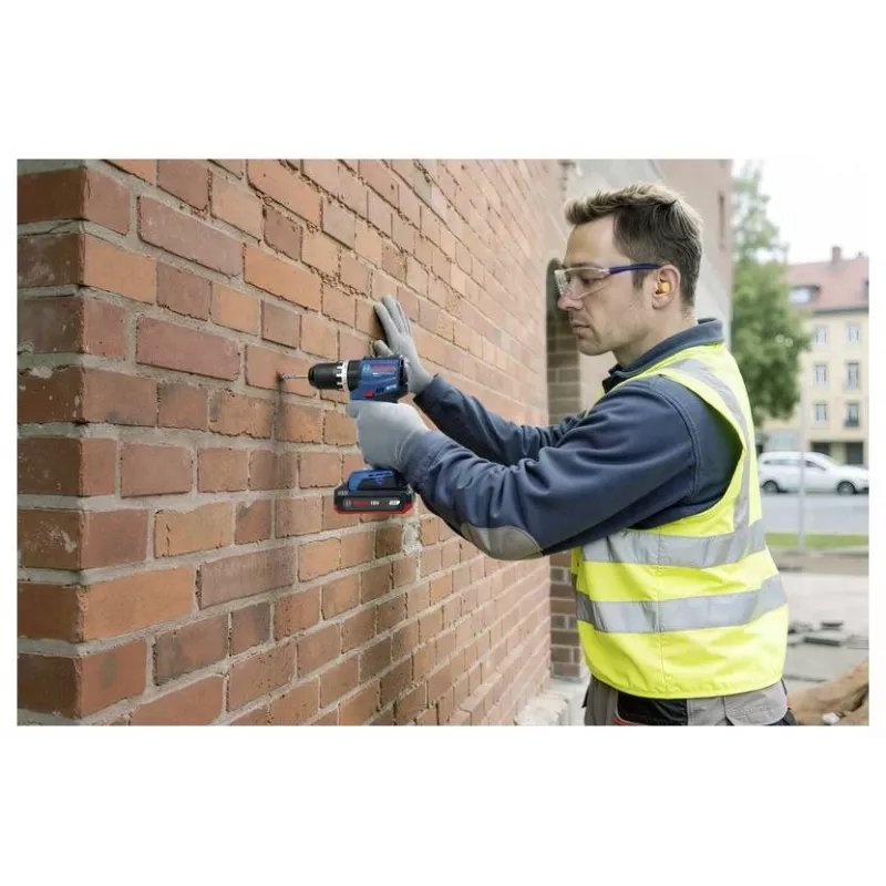 BOSCH Professional GSB 18V-52 akkuiskuporakone -sarja 2 akulla 2,0 Ah, L-Case