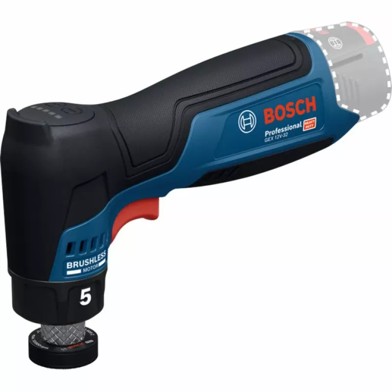 BOSCH PowerTools akku-epäkeskushiomakone GEX 12V-32 mm (vähittäismyyntipakkaus)