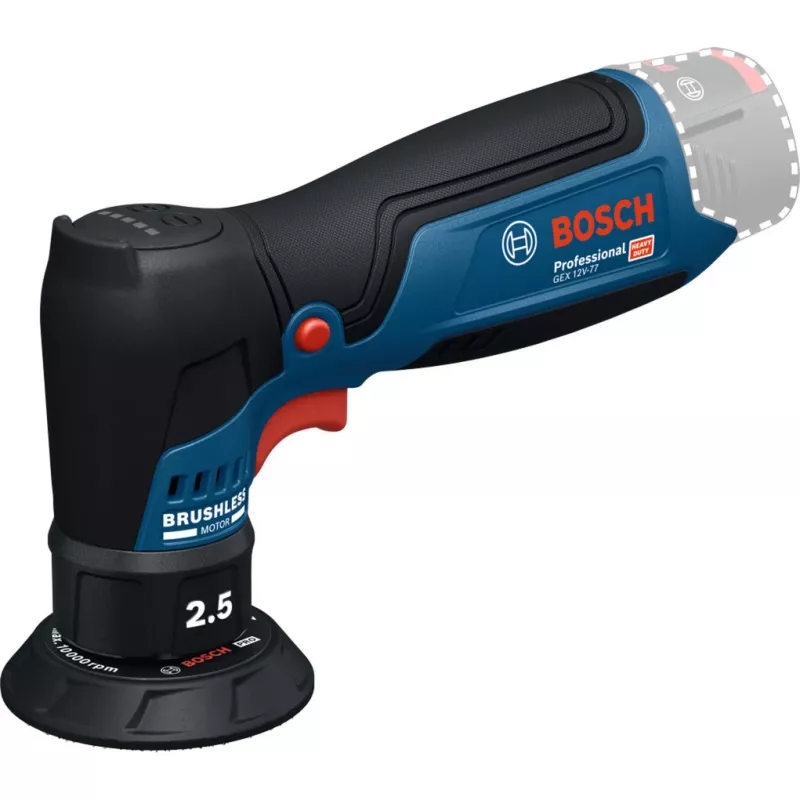 BOSCH PowerTools GEX 12V-75 epäkeskushiomakone (pahvilaatikossa)