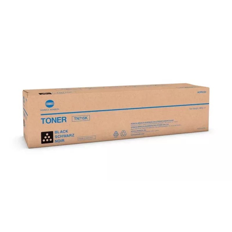 Konica Minolta TN-715K värikasetti musta ACP8150 Bizhub C750i/C650i