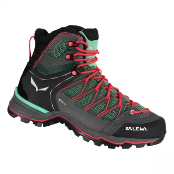 Salewa naisten Trainer Lite Mid GTX kengät - Malta / Fluo Green