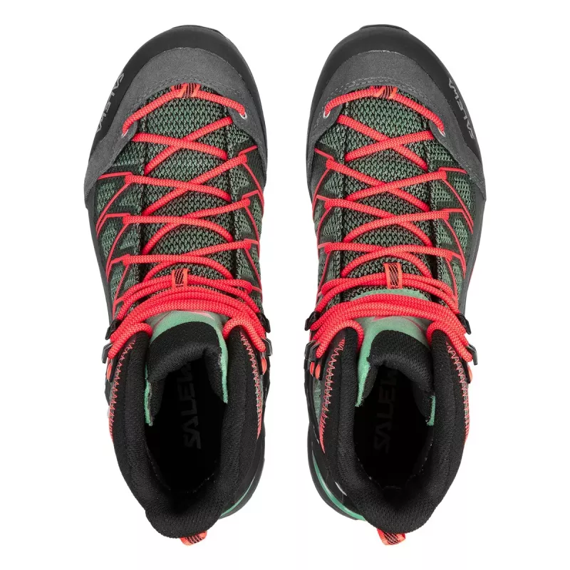 Salewa naisten Trainer Lite Mid GTX kengät - Malta / Fluo Green