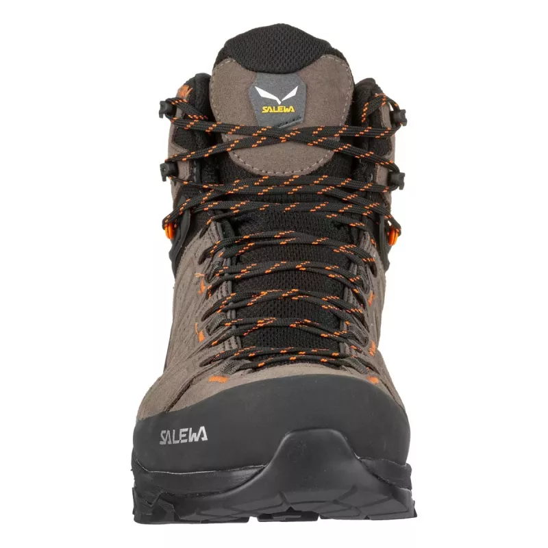 SALEWA Alp Trainer 2 Mid GTX vaelluskengät - Wallnut/Fluo Orange - UK 8 (EU 42)
