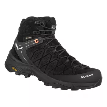 Salewa naisten Alp Trainer 2 Mid GTX vaelluskengät - musta/musta - UK 7 (EU 40.5)