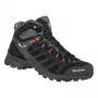 SALEWA Alp Mate Mid WP vaelluskengät Black Out/Fluo Orange UK 11 (EU 46)