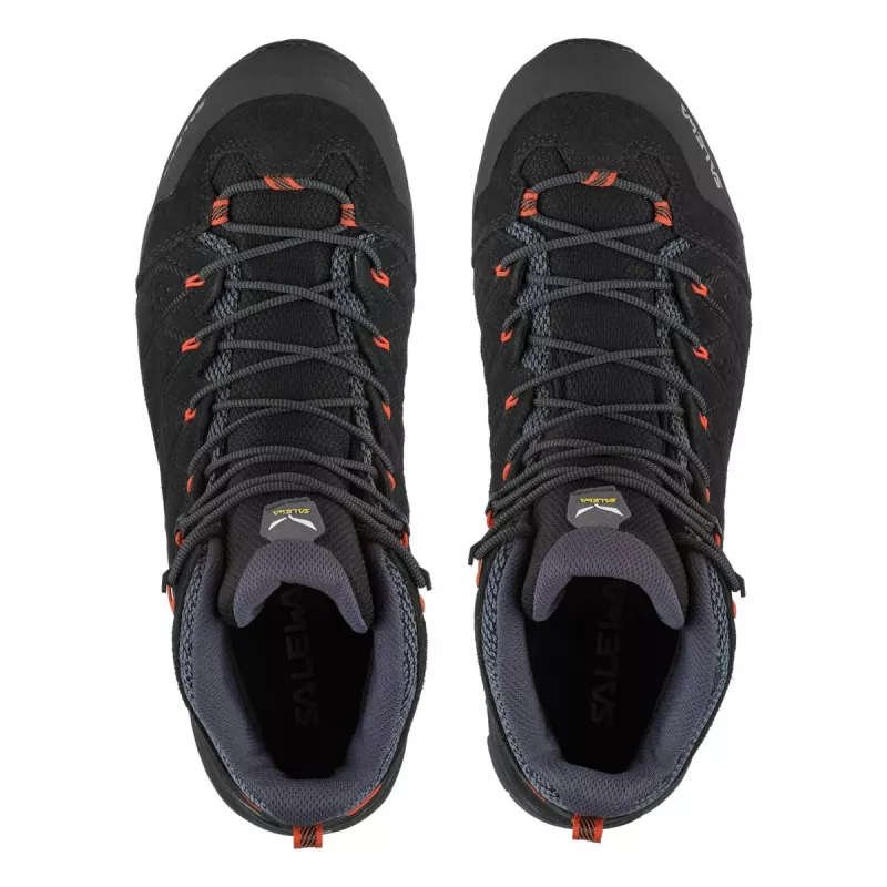 SALEWA Alp Mate Mid WP vaelluskengät Black Out/Fluo Orange UK 11 (EU 46)