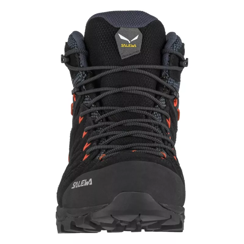 SALEWA Alp Mate Mid WP vaelluskengät Black Out/Fluo Orange UK 11 (EU 46)