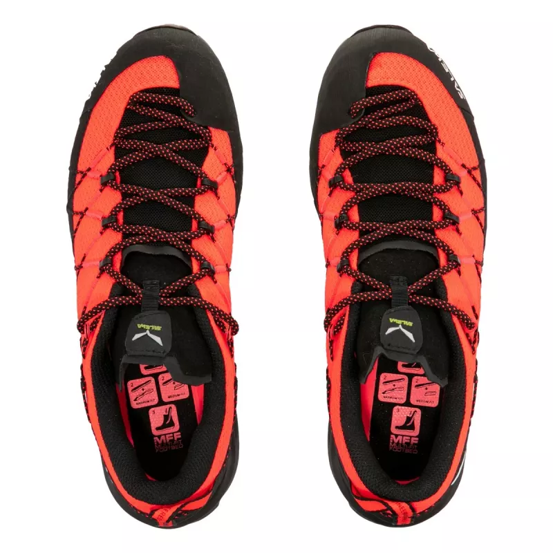 Salewa Wildfire 2 naisten lähestymiskengät - Fluo Coral/Black, EU 37