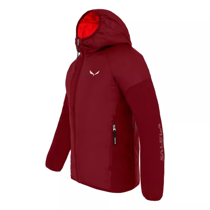 Salewa Ortles Hybrid TWR lasten toppatakki Syrah