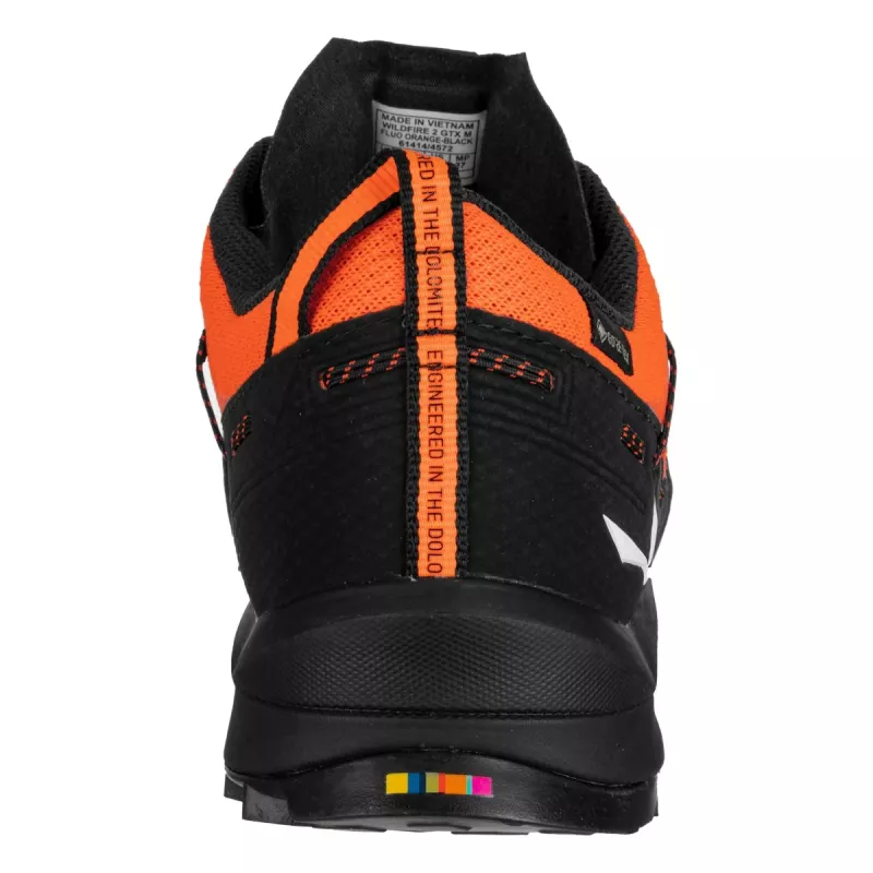 Salewa Wildfire 2 GTX lähestymiskengät - Fluo Orange/musta, koko EU 46,5