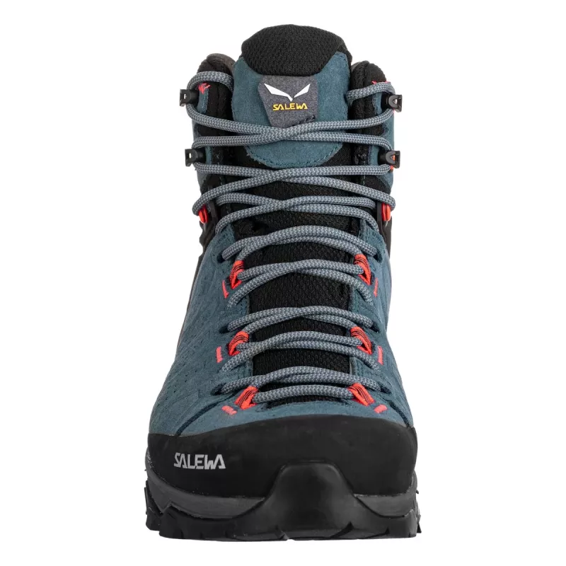 SALEWA Alp Trainer 2 Mid GTX -naisten vaelluskengät - Java Blue/Fluo Coral - UK 5 (EU 38)