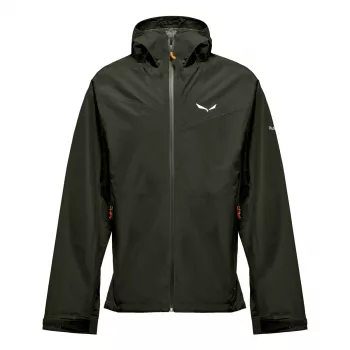 Salewa Puez Aqua 4 PTX 2.5L sadetakki - Dark Olive (koko S)