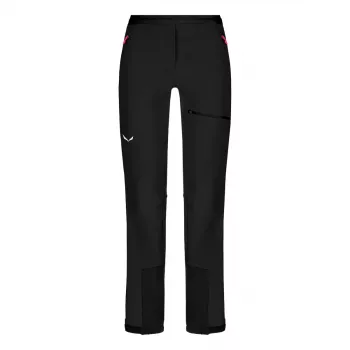 Naisten retkeilyhousut Salewa Sella DST, koko XS, Black Out