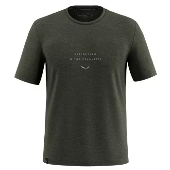 Salewa Eagle Eitd AM T-paita - Dark Olive - koko XL
