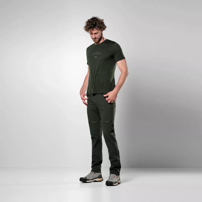 Salewa Eagle Eitd AM T-paita - Dark Olive - koko XL