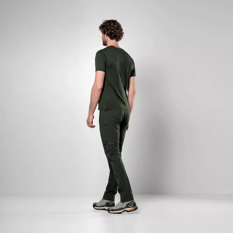 Salewa Eagle Eitd AM T-paita - Dark Olive - koko XL