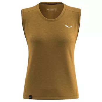Salewa Eagle Minilogo Am tank top - Golden Brown - koko M